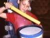 Donald beating his drum