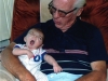 Ilan meets Granddad Aiken. What better place to take a nap than on Granddad’s lap?