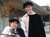 Kyle and his friend Jeremy in their Madrigal costumes