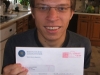 Peter’s first pay check from Screen Actors Guild
